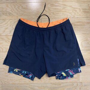 Chubbies The Tyrannosaurus Reps 5.5" Ultimate Training Shorts Navy Blue Large